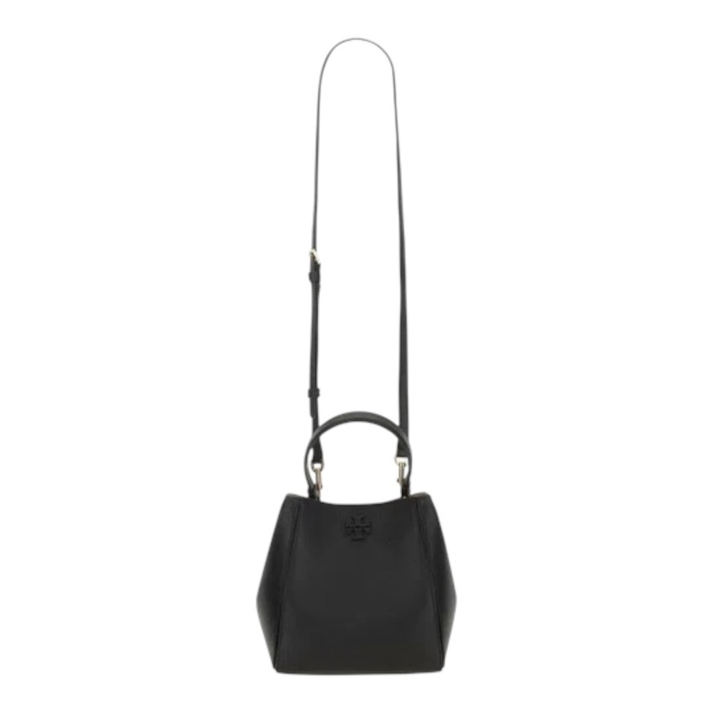 Tory Burch Megraw Leather Small
Bucket Bag - Picture 5 of 10